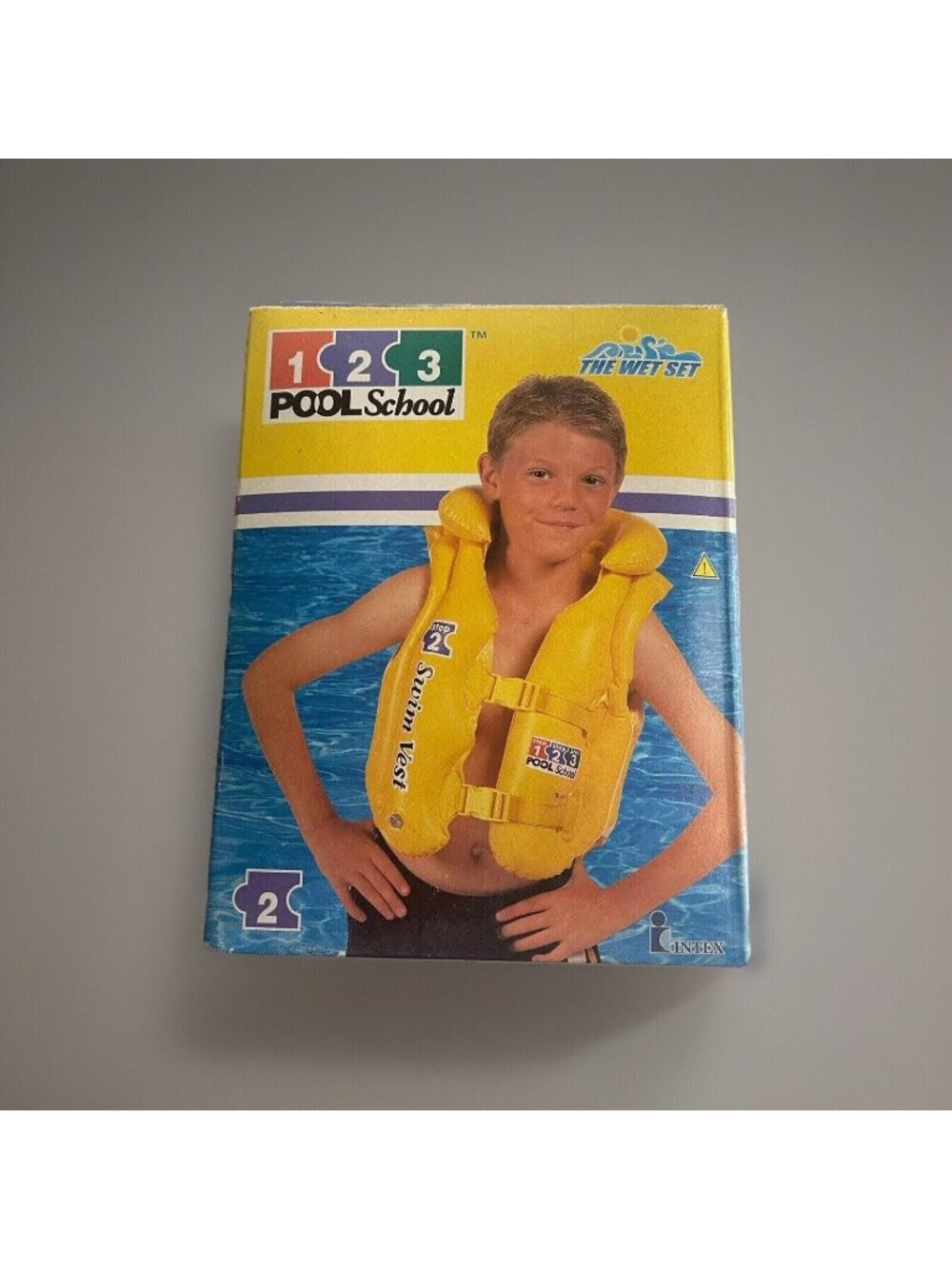 Intex Inflatable Swim Vest Wet Set Ages 3-6 Step 2 Pool School Kids Vintage 2000